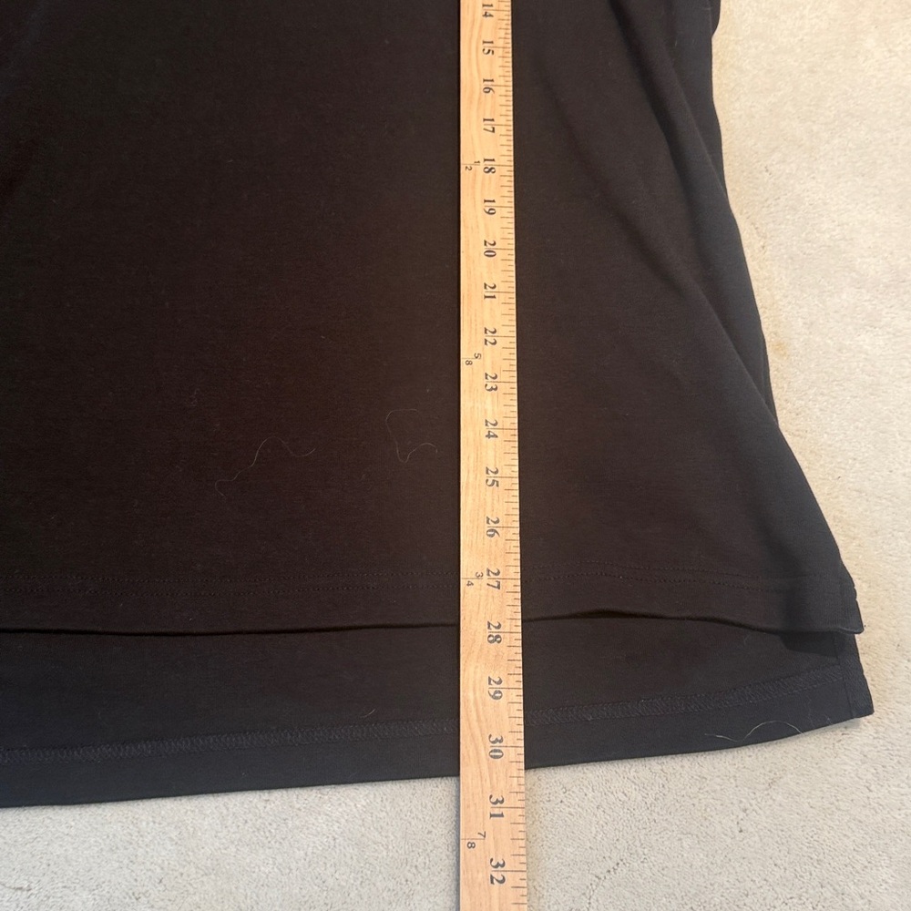 Lacoste Men's High Neck Black Solid Quarter-Zip Interlock Sweatshirt Sz 8 (3XL) - Picture 11 of 12